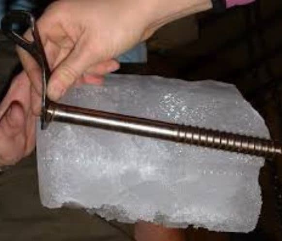 Ice pitons for high altitude glacial operations