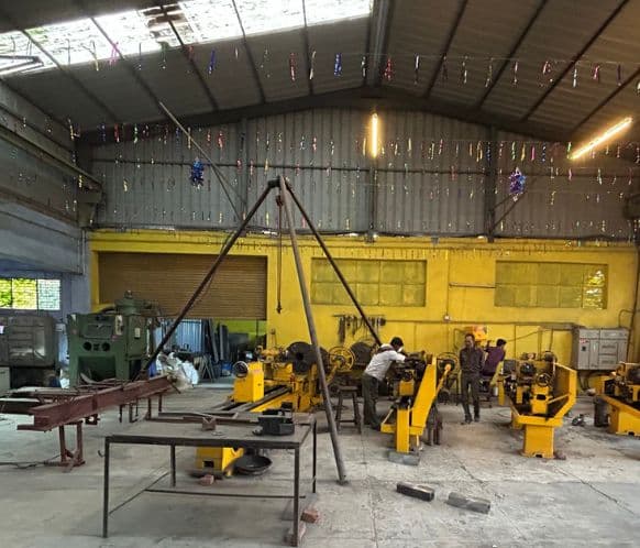 250-ton hydraulic power press in production line