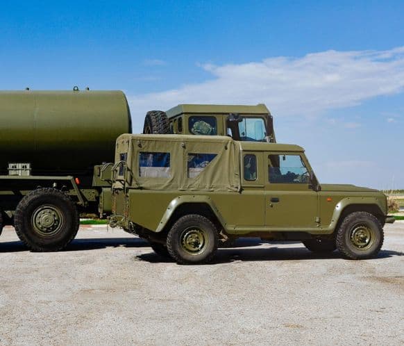 Specialized military defence trailers